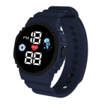 &Scaron;viesus elektroninis rie&scaron;o laikrodis I&scaron;skirtinis kvadratinis Didelio tikslumo LED Vaikams Futbolas Skaitmeninis karali&scaron;kos mėlynos spalvos