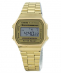 &bdquo;Casio Digital Alarm Chrono&ldquo; nerūdijančio plieno A168WG-9WDF A168WG-9W Unisex laikrodis