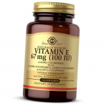 Natūralus vitaminas E, vitaminas E 100, &bdquo;Solgar&ldquo; 100 kapsulių (36313073) 100softgels