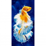5D &bdquo;pasidaryk pats&ldquo; žuvies pie&scaron;imas deimantais &bdquo;Koi Fish&ldquo; pilnas apvalus grąžtas deimantinis siuvinėjimas Gyvūnų žuvis deimantinė mozaikinė žuvis Full Round 30x60CM