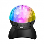 LED &scaron;viesos &bdquo;Bluetooth&ldquo; garsiakalbis belaidis disko rutulinis ap&scaron;vietimas, USB įkraunamas muzikos naktinis žibintas, garsiakalbis KTV vakarėlio vestuvėms