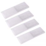 Sunkvežimio motociklo lipnūs stačiakampiai plastikiniai at&scaron;vaitai, atspindintys įspėjamieji lipdukai Saugos ženklo raudoni/balti lipdukai 6pcs balta