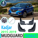 for Renault kadjar 2015 2016 2017 2018   4 PCS Car Fender Mudguard Mud Flaps Guard Splash Flap Mudguards Car