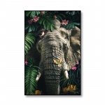 &Scaron;iaurės &scaron;alių gėlių, gyvūnų freska Tigras Liūtas Zebra Plakatas ir spaudinys Svetainės drobė &Scaron;iuolaikinė klasikinė dekoratyvinė tapyba 20x30cm juoda
