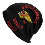 Pragaro angelas motociklų klubas Skullies Beanies Cap Merch Moteri&scaron;ka mados kepurė One Size
