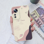 Skirta Xiaomi 10 11 12 13 Lite 10T 11T 12T 12S Ultra 11X Pro Dėklai Fashion Love Heart Camera Protection Square Skystas silikonas, skirtas Xiaomi buferiui Xiaomi Mi A3