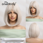 ALAN EATON trumpas blondinis perukas Cosplay Mieli sintetiniai plaukai Auk&scaron;tos kokybės perukai moterims Nemokamas pristatymas į vakarėlį Lolitos perukai