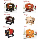 1,5 L3 L ąžuolo laikymo statinėje įmontuotas aliuminio folijos įdėklas, skirtas savo viskio alaus vyno burbono brendžiui ir kt. 3L juoda ruda spalva