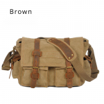 Retro vyri&scaron;kas drobinis pečių krep&scaron;ys Europos amerikieti&scaron;ko stiliaus vyri&scaron;kas kryžminio kūno krep&scaron;ys laisvalaikio kuprinė Tėvo dienos dovana 28*36*12cm ruda