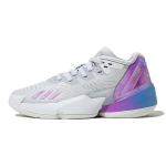 Adidas D.O.N. 4 numeris Didelio vaiko svajonė It Vaikų sportbačiai Balta Debesis-Balta Palaima-Alyvinė HR1785 37⅓