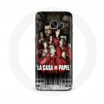 Coque Samsung Galaxy S7 La casa de papel affiche personnages
