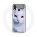 Coque pour Huawei P20 Lite Turc de van Chat oeil bleu et oeil jaune