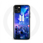 Coque pour Iphone 13 Pro Max Bangtan Sonyeondan BTS Fanart Logo juoda