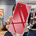 Telefono mink&scaron;tas dėklas, skirtas Samsung Galaxy A03 TPU skaidrus skaidrus, skirtas Sumsung A 03 6,5 SM-A035F atsparus smūgiams, nesubraižyti dangteliai. For Samsung A03 gryna