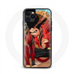 Dėklas - Maniacase - Iphone 12 - Luffy Gear One Piece - Silikoninis - Mink&scaron;tas juoda