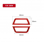 2pcs Carbon fiber for BMW 3 Series E46 1998-2005 Car Roof Reading Light Lamp Decoration Cover Stickers Car Interior Accessories