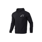 Nike Essential Wild Run su užtrauktuku ir gobtuvu Bėgimo striukė Vyri&scaron;kos striukės Juoda CK2620-010 S