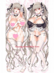 Dakimakura Anime Pagalvės užvalkalas Formidable Azur Lane Kalėdos 2-pusis spaudas Pagalvės užvalkalas Kūną apkabinanti pagalvė 40x120cm Peach Skin