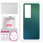 apgo Protective Skin Sticker for the back compatible with Vivo IQOO Neo5, Wrap Film, Foil, Vinyl - Pattern Carbon Chameleon CAKA1