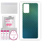 apgo Protective Skin Sticker for the back compatible with Xiaomi 11i Hypercharge, Wrap Film, Foil, Vinyl - Pattern Carbon Chameleon CAKA1