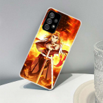 &bdquo;Demon Slayer Rengoku Kyoujurou&ldquo; telefono dėklas, skirtas &bdquo;Samsung Galaxy A72 A71 A52 A51 A42 A32 A22 A21S A12 M12 M21 M30 M31S M51&ldquo; dangteliui Samsung A51