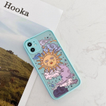 Juokingas Sun Moon Face smūgiams atsparus telefono dėklas, skirtas iPhone 13 12 11 Pro 7 XS MAX X XR SE20 8 Plus TPU Matte Candy galinis dangtelis Iphone Xs