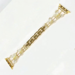 Metalinė apyrankė Apple Watch Band Ultra 4mm 45mm 40mm 41mm 49mm Blizganti drugelio apyrankės grandinėlė iWatch Series 9 8 7 6 5 SE 4 3 42mm 44mm 45mm 49mm