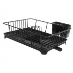 Dish Drainer with Draining Board, Removable Sink, Space Saving, Multifunctional, Easy to Assemble