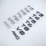 3D AWD T3 T5 T6 T8 logotipo emblemos ženklelio lipdukas automobilio lipdukas, skirtas Volvo C30 V40 V60 S40 S60 XC60 XC90 XC40 S80 S90 S80L S60L automobilio priri&scaron;imui S90 sidabras
