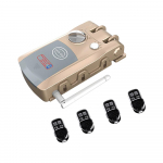 Nuotolinio valdymo pulto durų užraktas namų apsauga Dviguba apsauga nuo vagystės Smart Lock programa ir BT atrakinimo belaidis ry&scaron;ys rožinio aukso spalvos