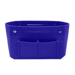 Moteri&scaron;ka rankinė įdėklas su daugybe ki&scaron;enių, didelės talpos, ne&scaron;iojamas krep&scaron;ys, makiažo organizatorius, įdėklo ki&scaron;enė pirkinių krep&scaron;iui, kelioninis krep&scaron;ys, krep&scaron;ys ant peties mėlyna