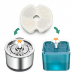 4 vnt. katės fontano filtro pakeitimas Aktyvuotos anglies pakaitiniai filtrai