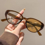 Mėlyną &scaron;viesą blokuojantys fotochrominiai trumparegystės akiniai Itin lengvi katės akiniai artimo matymo akiniai moteri&scaron;ki didelės rai&scaron;kos optiniai akiniai -1.0