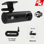 2K HD Car Dash Cam WIFI DVR įra&scaron;ymo įrenginys Auto Recorder APP Control Black Box su WIFI Voice 24h Parkavimo stebėjimo funkcija automobilio priedai 2K WiFi Dash Cam
