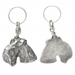 Lakeland Terrier - Silver-plated dog pendant, handbag decoration, backpack pendant by Art-Dog brand sidabras