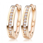 Žalvariniai auskarai Moteri&scaron;ka Korėjos Versija Paprasta Asmenybė Maži &Scaron;vieži Auskarai Temperamentiniai Auskarai Deimantiniai Cirkoniniai auksas