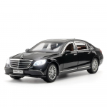 1/24 BENZ E300L E-Class Žvaigždėto dangaus ap&scaron;vietimas Lydinio Automobilio Modelis Diecast Metalinis Žaislinis Transportas Garsas &Scaron;viesa Kolekcija Vaikams Dovanos juoda