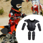 Krūtinės stuburo nugaros apsauga Apsauga Dirt Bike Gear Vaikams Motociklui Viso kūno &scaron;arvai Kostiumas Kelių alkūnės