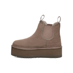 UGG Neumel Suede &Scaron;ilti Neslystantys Universalūs Paprasti Žemi Aulinukai iki Pusės Blauzdos Moteri&scaron;ki Batai Ruda 1134526-SKP 40