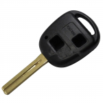 2 mygtukų automobilio raktų apsaugos fob dėklas, skirtas Toyota Yaris Corolla Echo pakeitimo rakto korpuso priedams