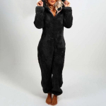 Fashion Onesies Fleece mieguisti kombinezonai plius dydžio gobtuvų komplektai Moterų pižamos Suaugusiems žiemai &Scaron;iltos pižamos Moterys XXXXXL
