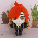Anime Mavuika Cosplay pliu&scaron;inis lėlės žaislas 20 cm Genshin Impact Pyro Archon personažas Miela mink&scaron;ta kim&scaron;yta pagalvė gimtadienio dovana Mavuika