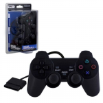 TTXTECH Dual Shock 2 laidinis analoginis vairasvirtės valdiklis, skirtas Sony PlayStation 2 PS2 konsolei, juodas