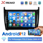 Auto Android 12 Carplay Car Radio Multimedia Player GPS Navigation 2 DIN Skirtas VW Volkswagen polo 5 sedanui 2008-2015 m. 4 core 1GB+32GB carplay
