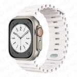 Ocean dirželis Apple Watch Ultra 2 apyrankei 49 mm 9 8 7 45 mm 41 mm Silikoninė apyrankė iWatch 6 5 4 3 SE 44 mm 40 mm 42 mm dirželis 42mm 44mm 45mm 49mm