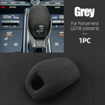 Zom&scaron;inis automobilio galvos pavaros perjungimo skydelio rankenėlės dangčio apdailos rėmo apsauginis dekoravimo lipdukas, skirtas Cayenne Panamera 971 interjero priedams raudona