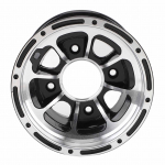 8 colių keturračio ratai, labai tvirti, sporti&scaron;ki, aliuminio lydinio ratlankiai, skirti keturračių motociklų &bdquo;Go Kart&ldquo; golfo vežimėliui