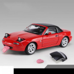 1/32 Mazda MX-5 Miniatiūrinis Diecast Miata RoadSter Žaislinio Automobilio Modelis Garsas ir &Scaron;viesa Atidaromos Durys Kolekcija Dovana Vaikams Berniukui Vaikui