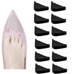 6 poros reguliuojamų pir&scaron;tų užpildymo vidpadžių priekinei pėdai, kempinės pir&scaron;tų kam&scaron;tukai, batų įdėklai, pėdų pagalvėlės plok&scaron;tiems sportbačiams ir auk&scaron;takulniams 6 pairs juoda