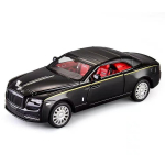 1/32 &bdquo;Rolls Royce Dawn&ldquo; lydinio automobilio metalo modelis, garso ir &scaron;viesos žaislas, kolekcijos demonstracinis ornamentas namų dekoravimui, dovana vaikams juoda